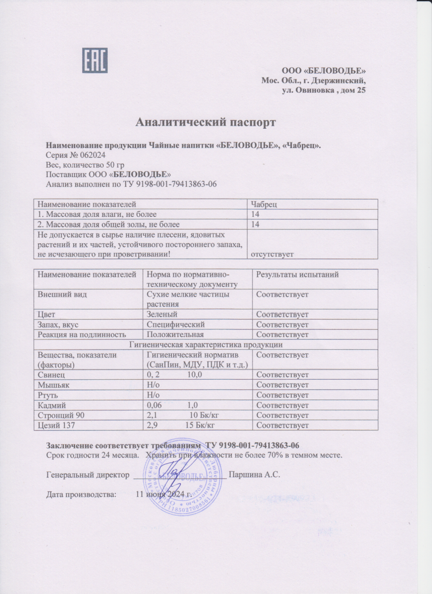 Паспорт №062024